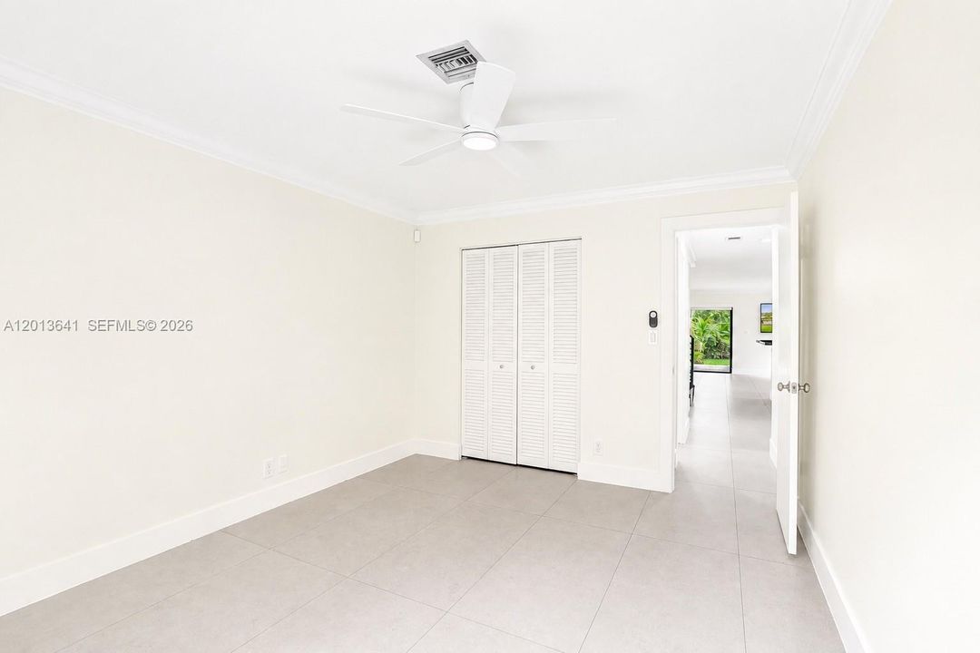 2nd bedroom, situated on the first floor. Immediately to the left as you enter the home.