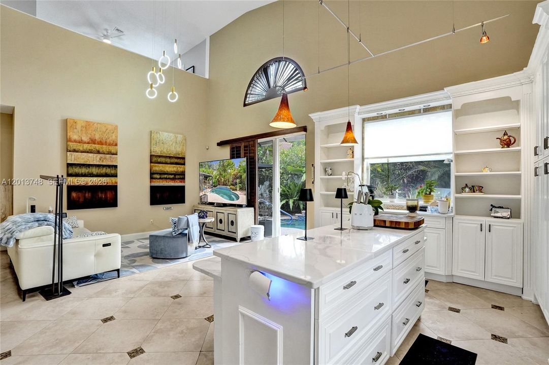 View to the Family Room!