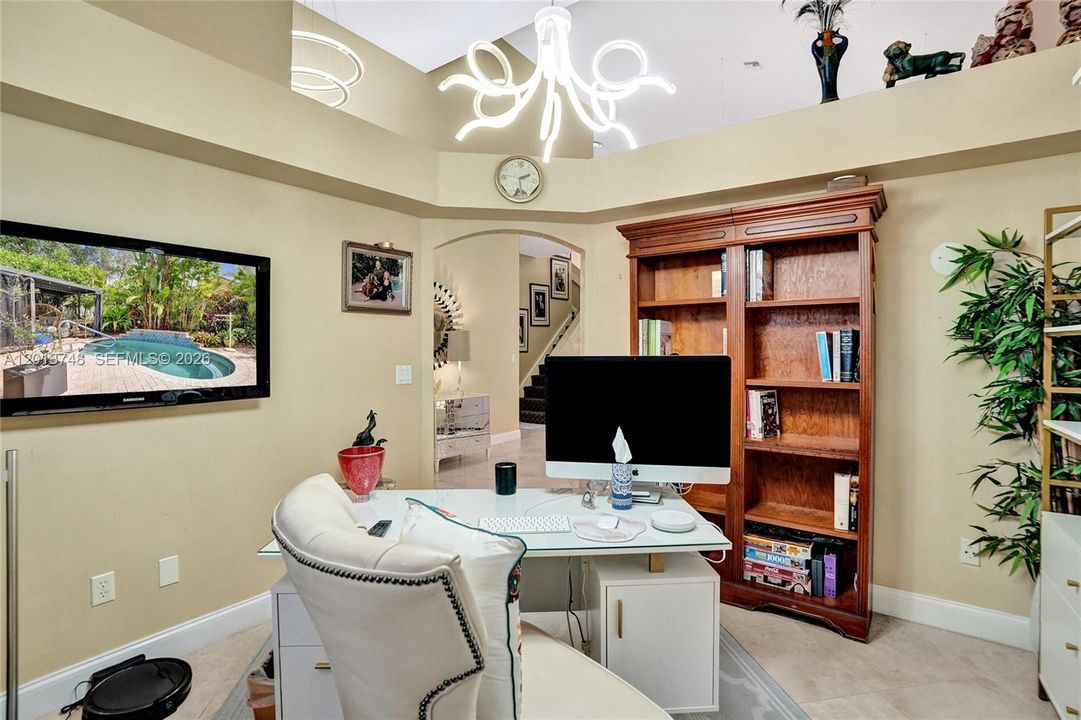 Off of the main living space!
