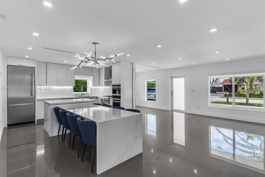 Kitchen and living area View