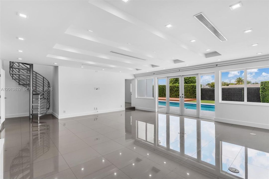 Family room side view