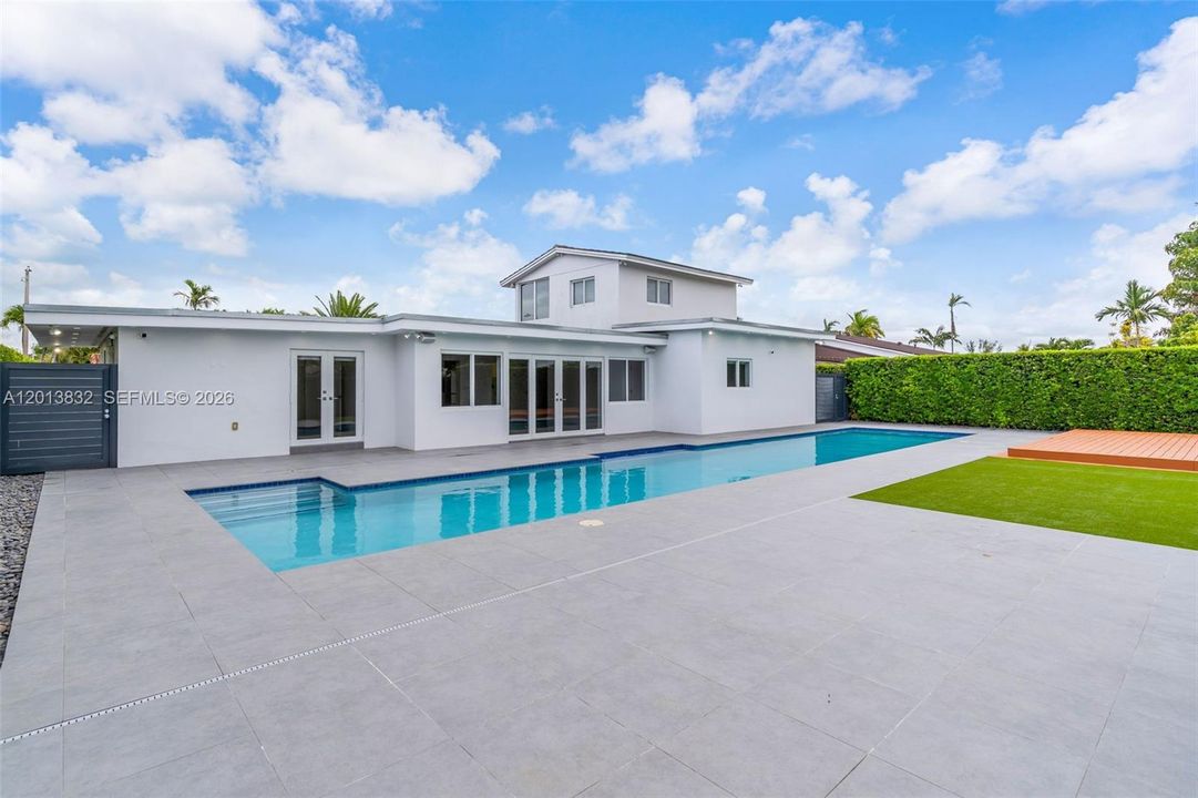 Pool area side view