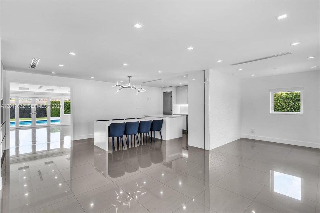 Kitchen dining area View
