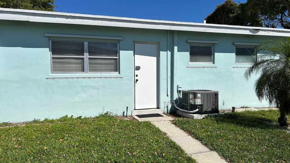 back door with access to alley