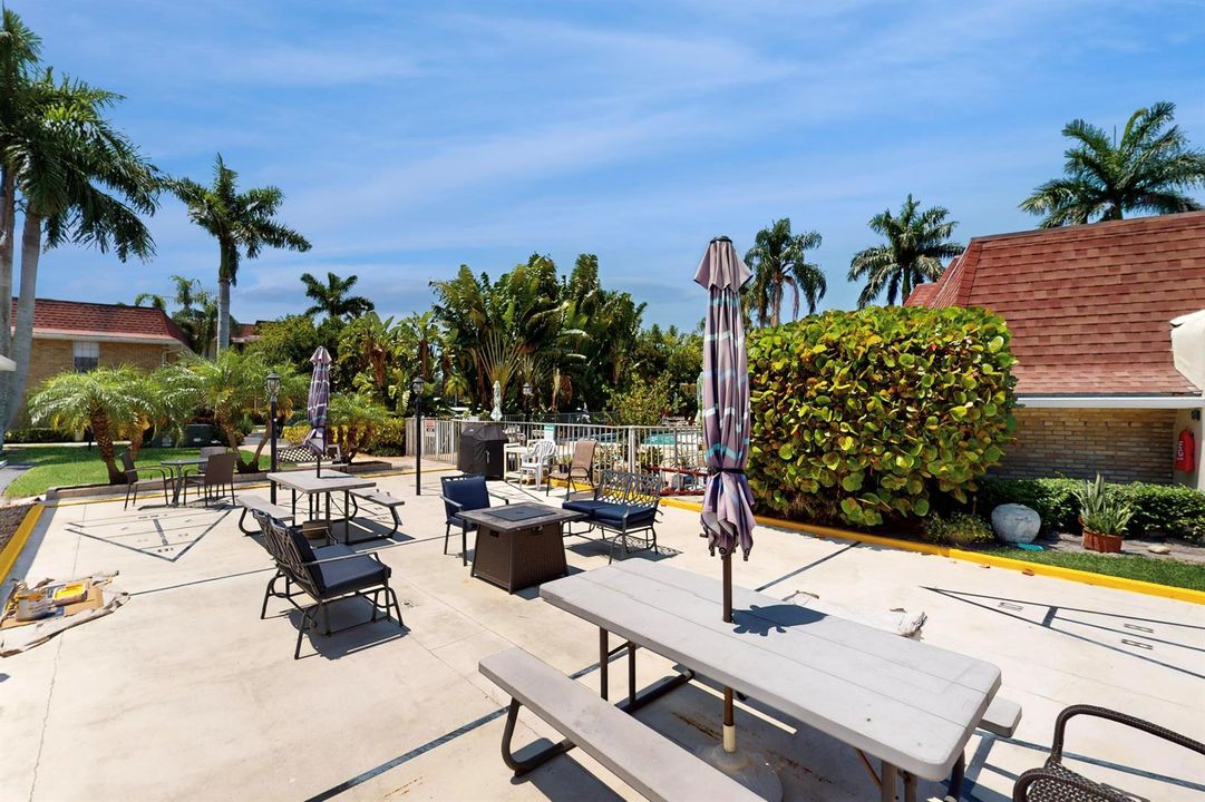 Clubhouse patio