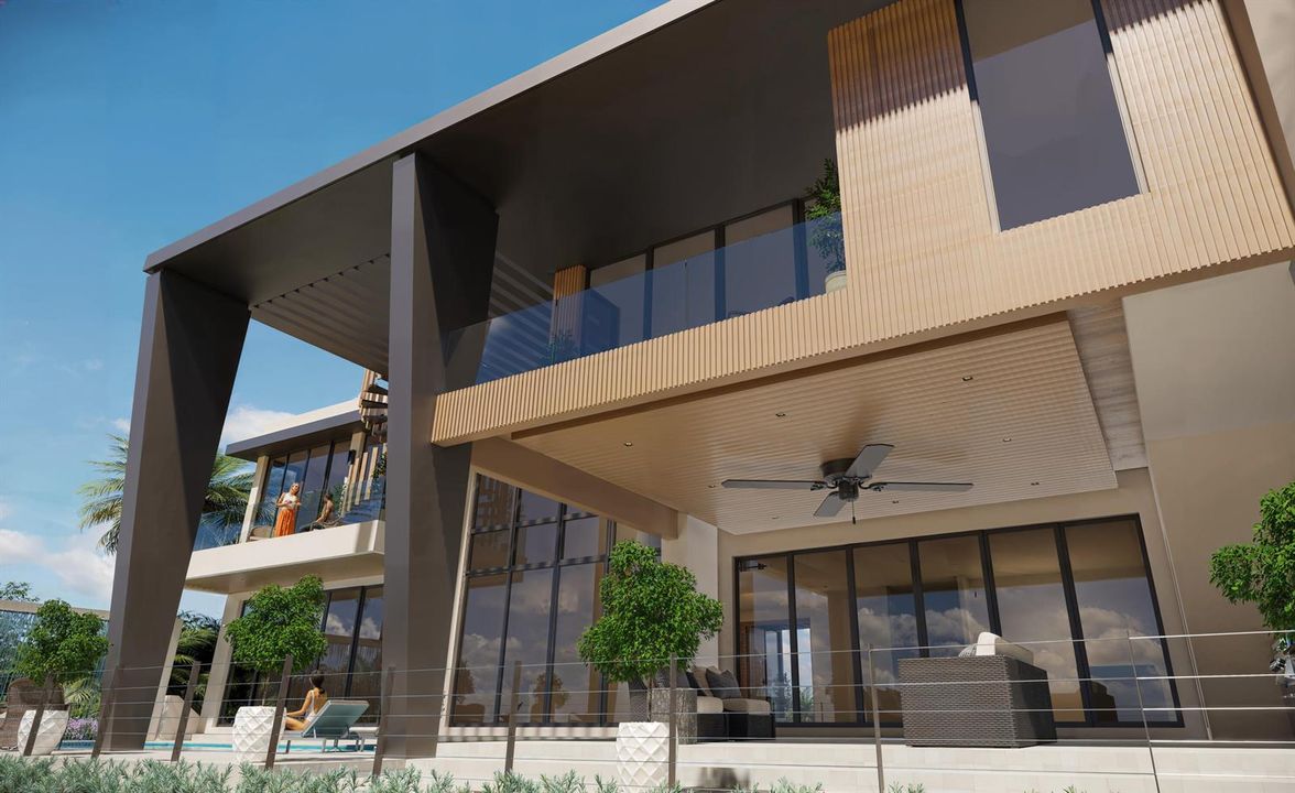 3723 S Ocean Rear North Perspective