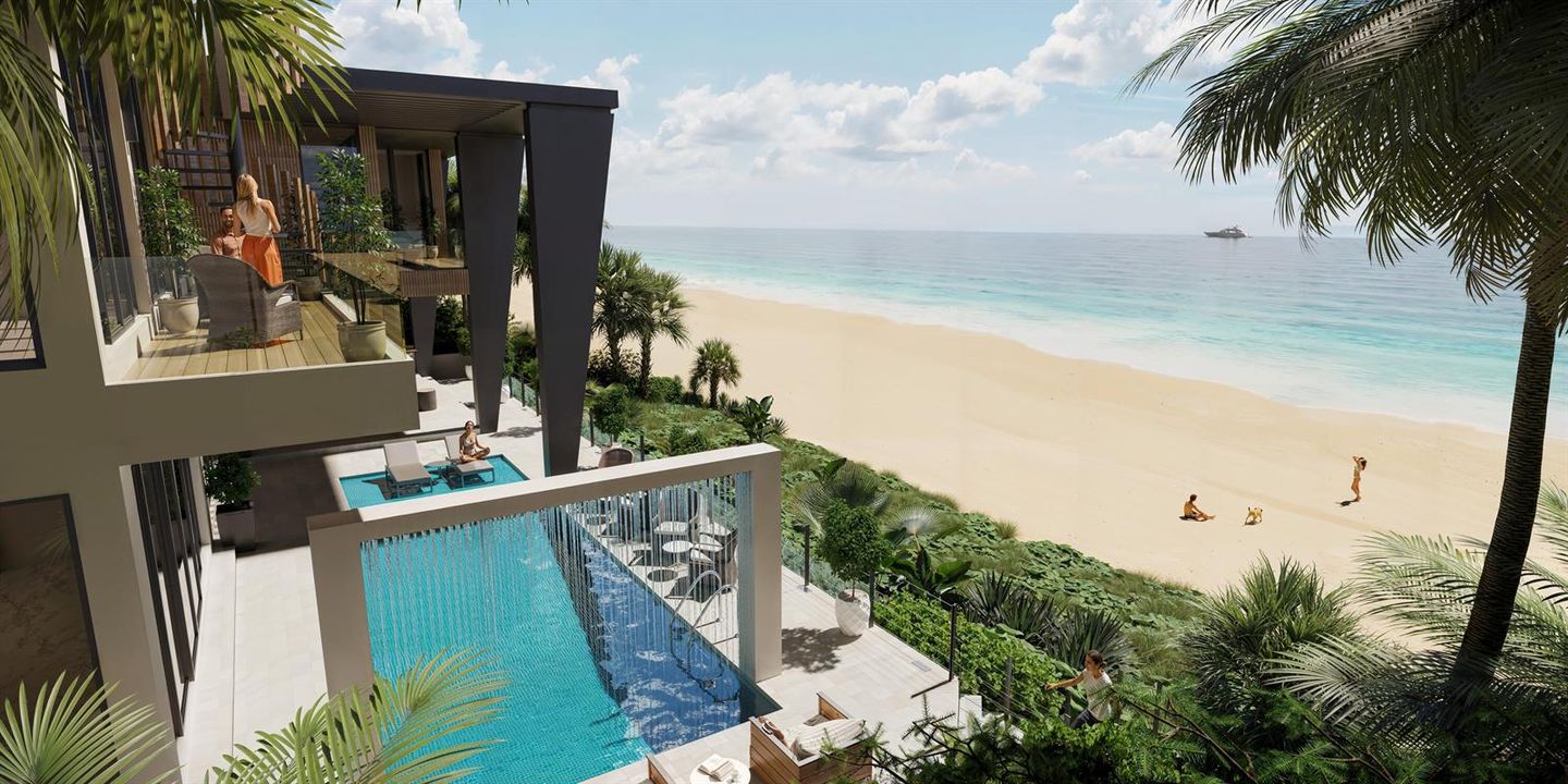 3723 S Ocean Rear Balcony Perspective