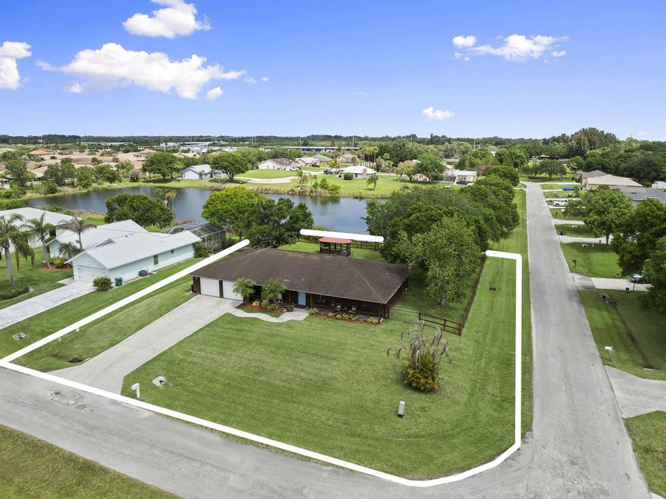 Aerial of Lot