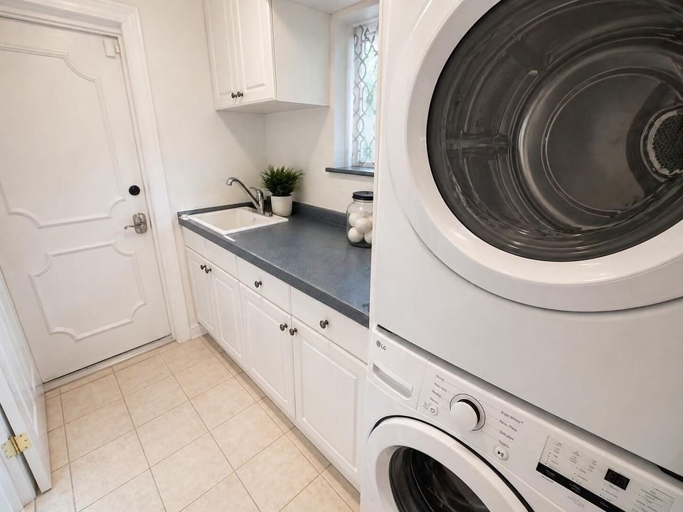 Laundry Room with Stacker WD