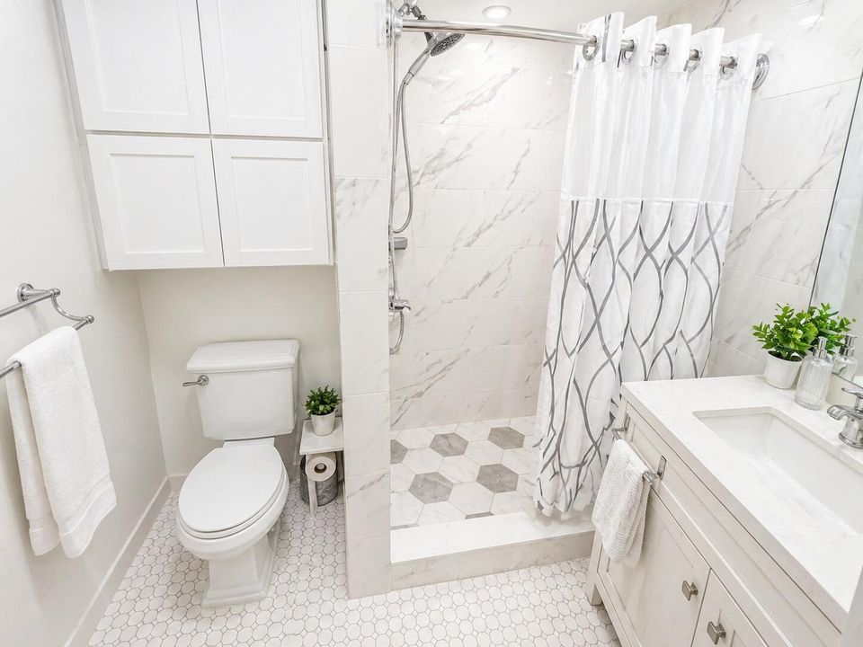 Secondary Bathroom By Garage