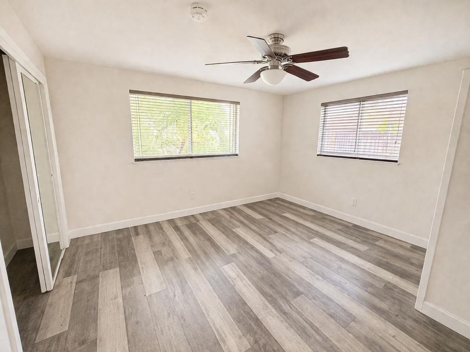 Primary Bedroom with Sliding Door Closet