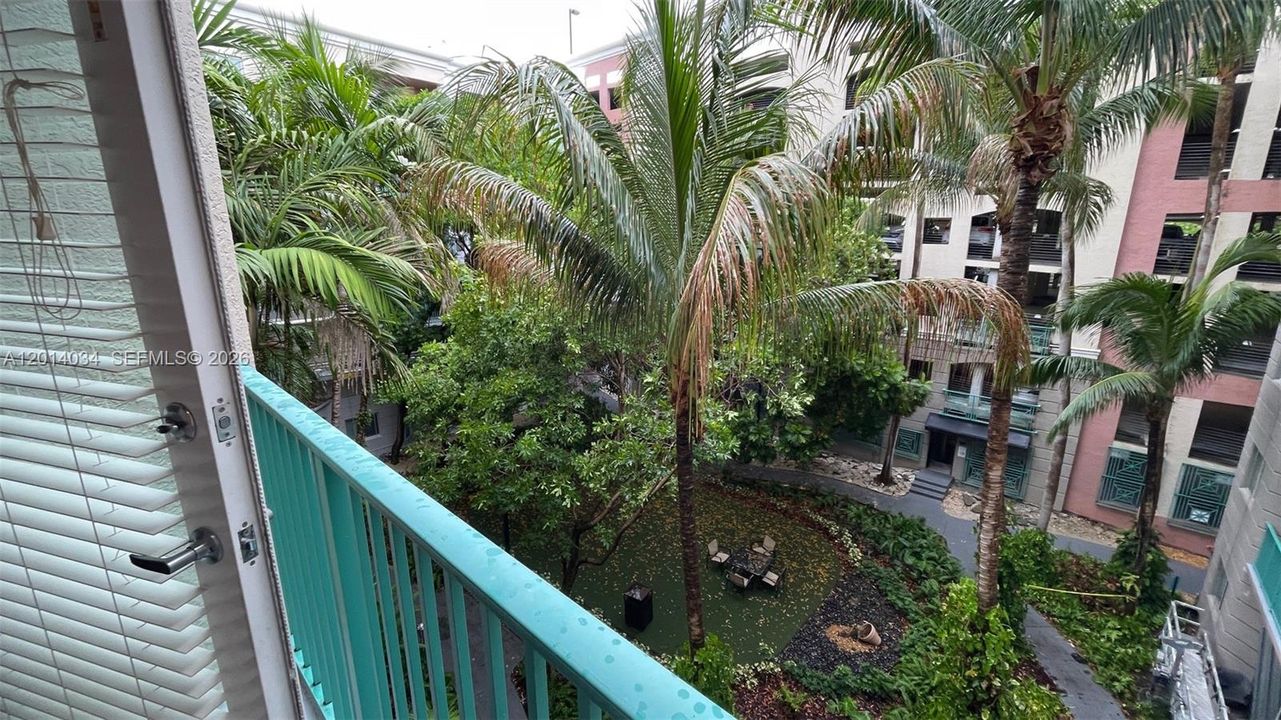 View into Meditation Garden