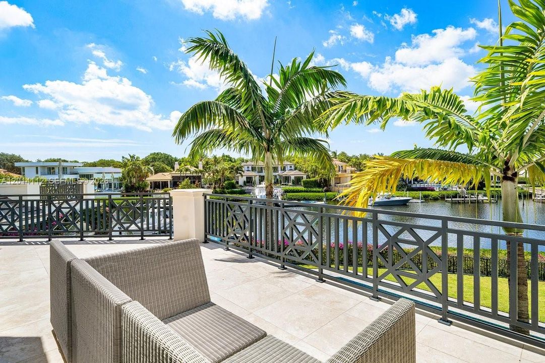 One of several balconies