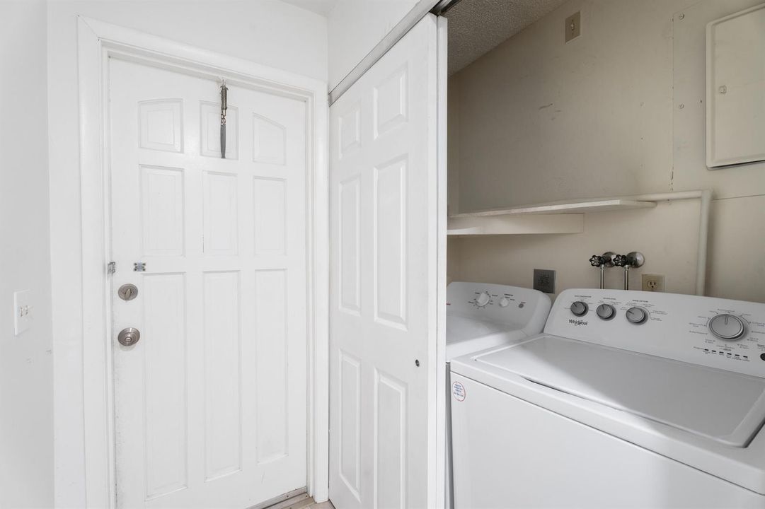 In-unit washer and dryer
