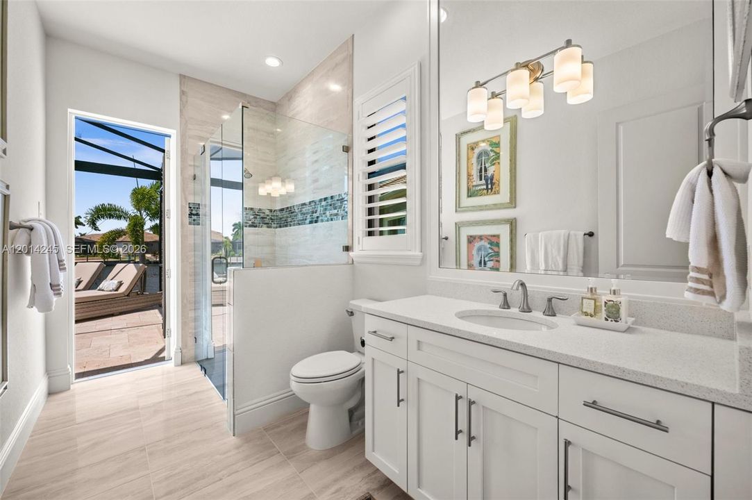 2nd bathroom is also a pool bath