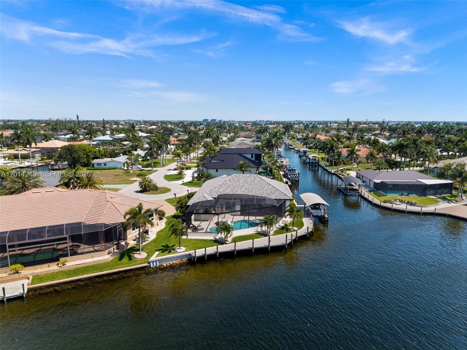 View from the wide Direct Gulf Access Bimini Canal