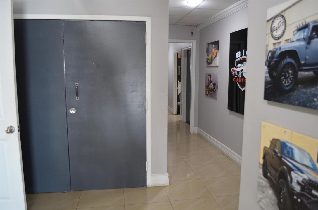 Door to Warehouse