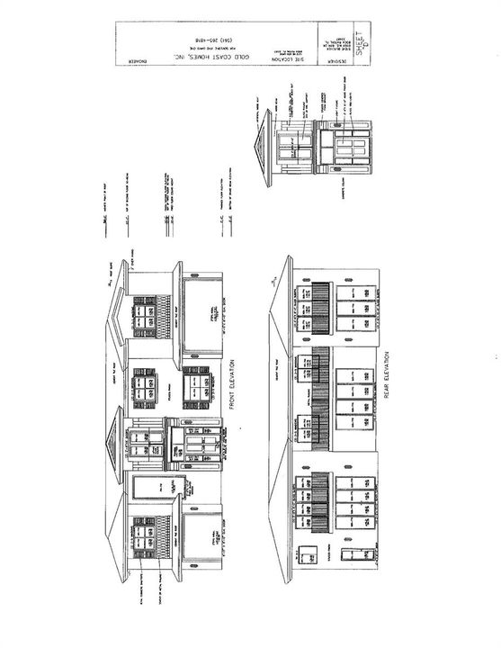 Elevations - Front & Back 7272 NE 8