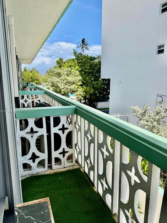 back balcony