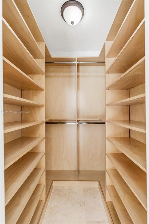 His and her walking closet
