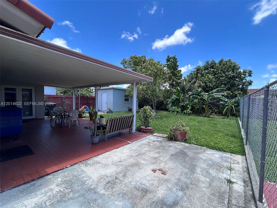 driveway inside gate
