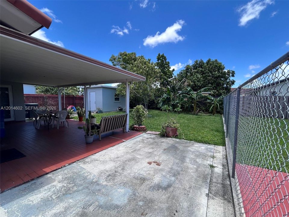 driveway inside gate