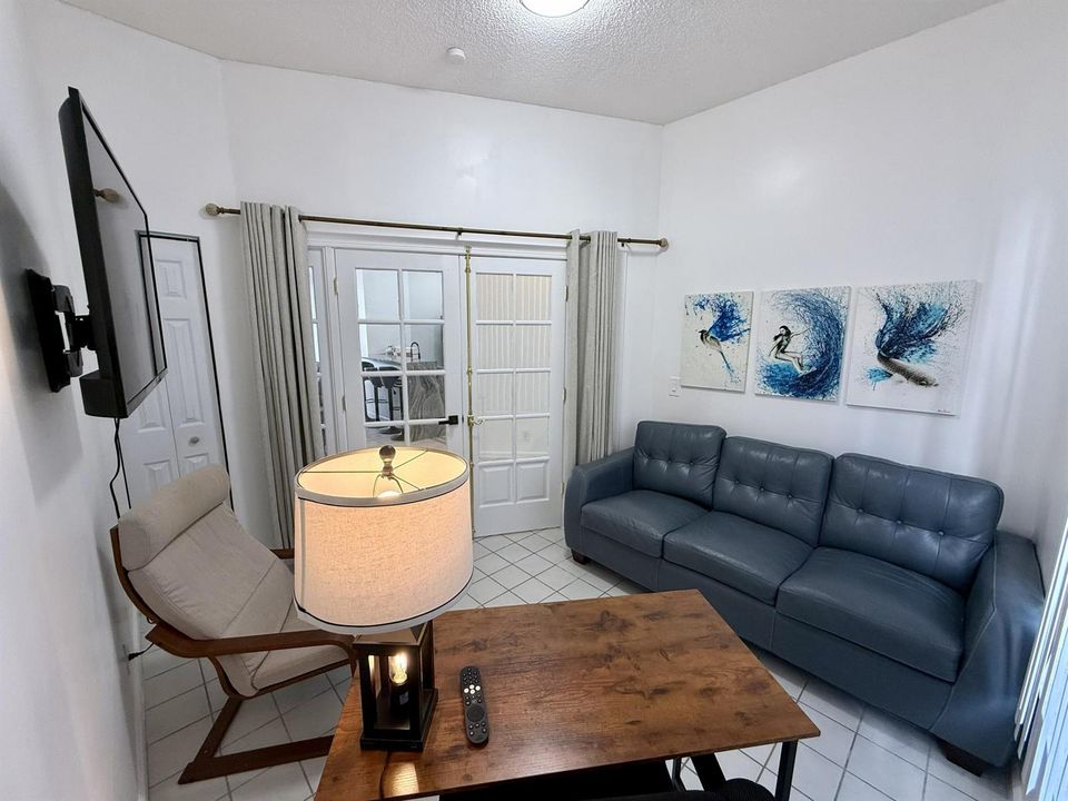 3rd bedroom-setup as den with sofa bed