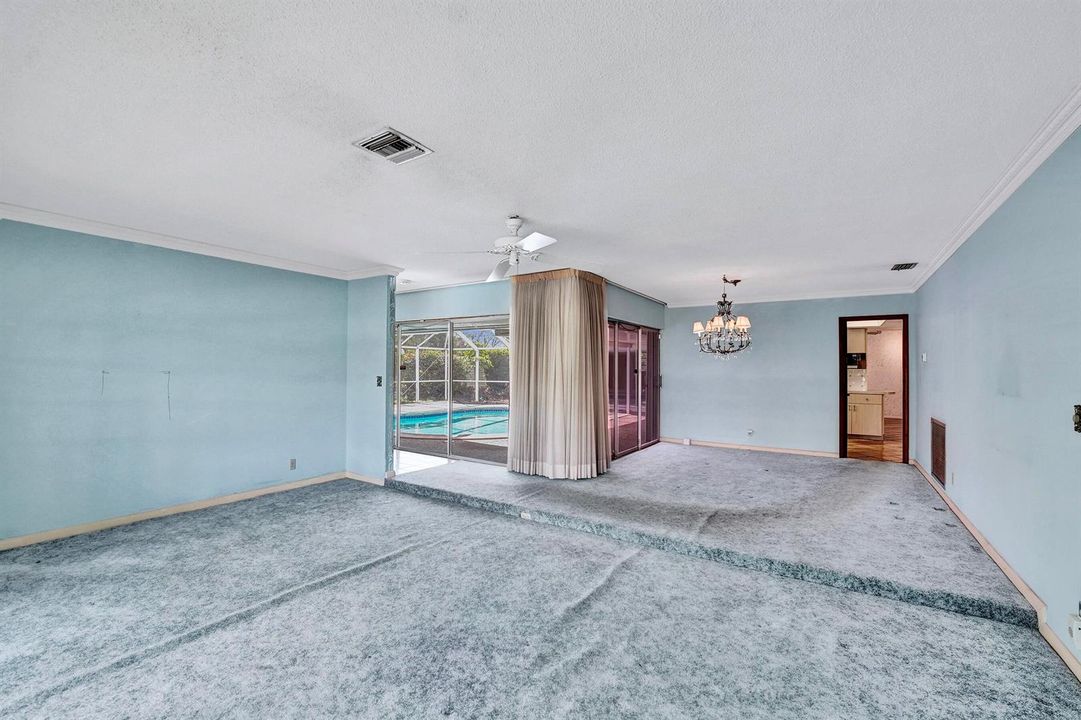 Living Room and Dining Room