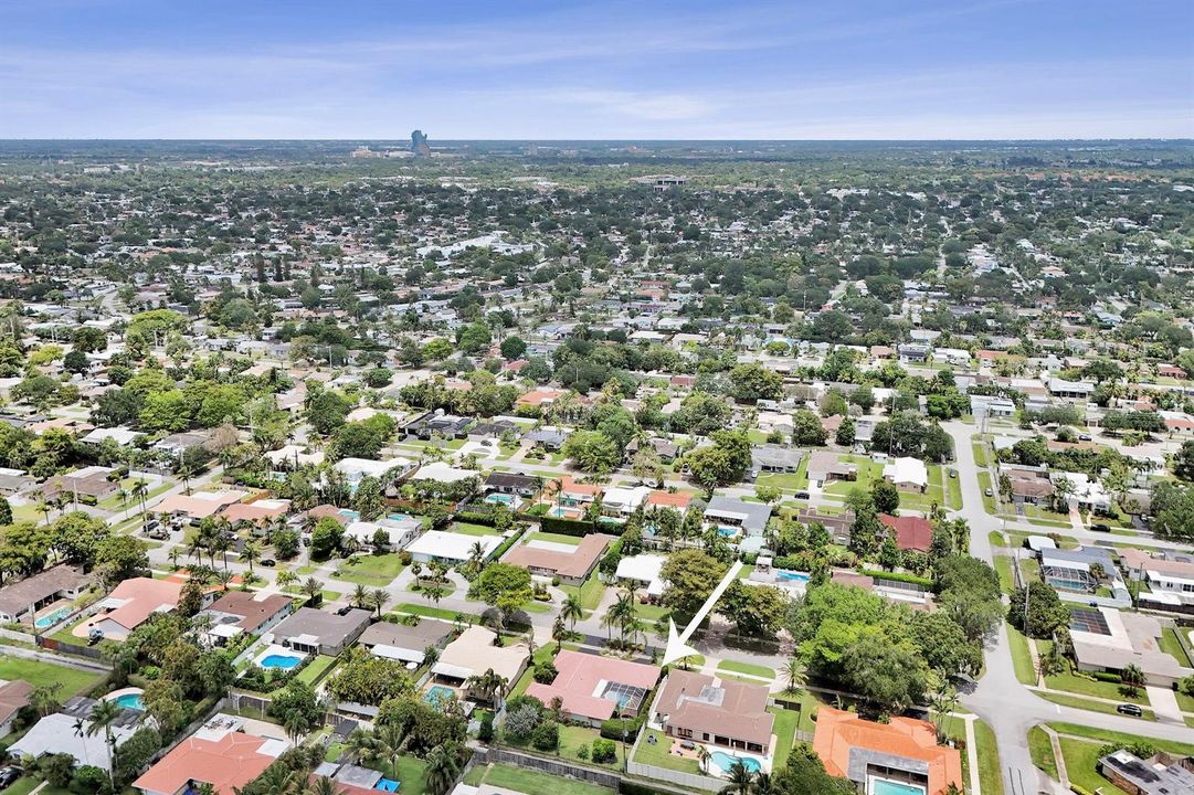 Aerial. Northwest View