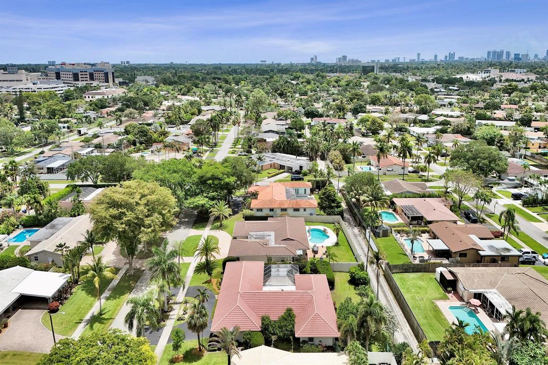 Aerial. East View