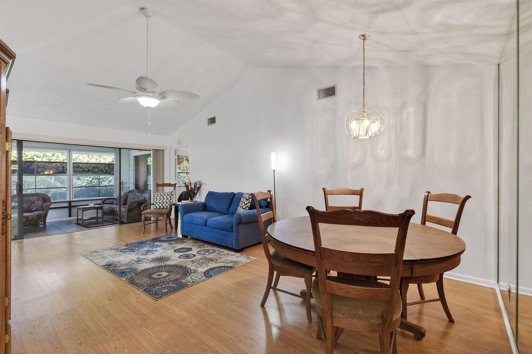 Dining Area and Living Room