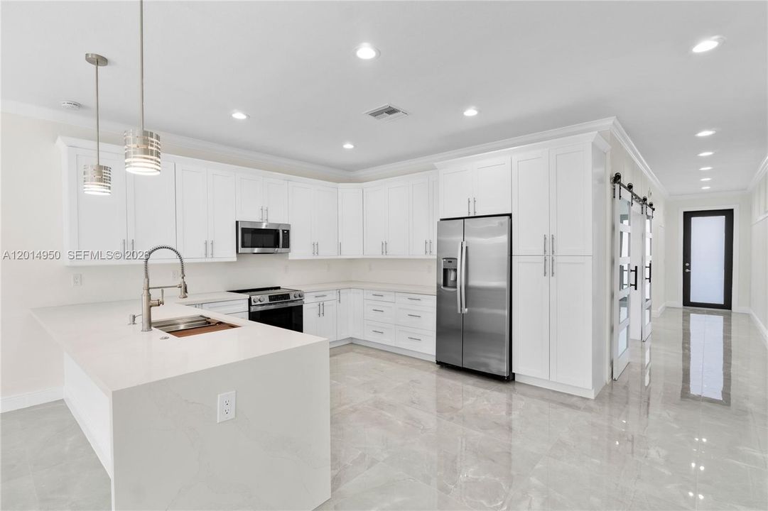 Modern kitchen with open layout