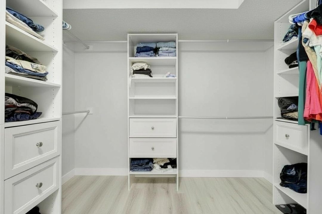 Primary closet