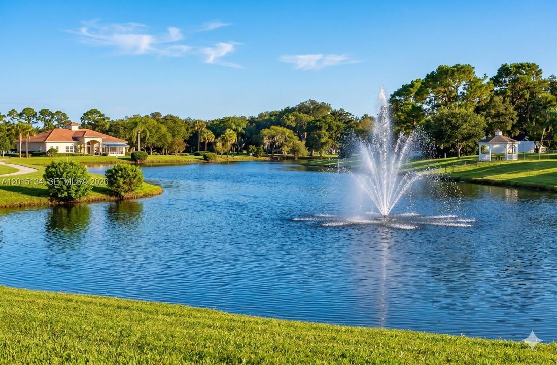 Peaceful Clubhouse Views