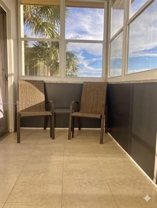 Sunny Screened Balcony