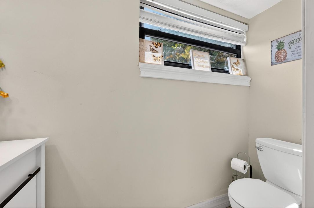 half bath on 1st floor