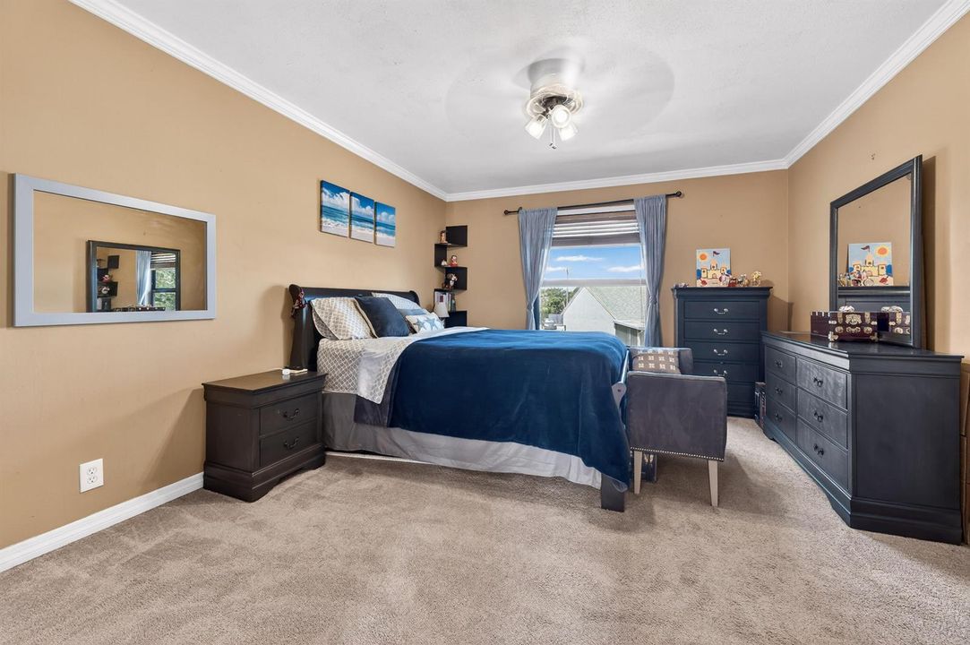 Primary bedroom on 2nd floor