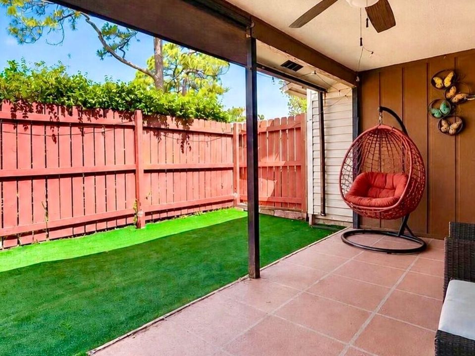 Back patio