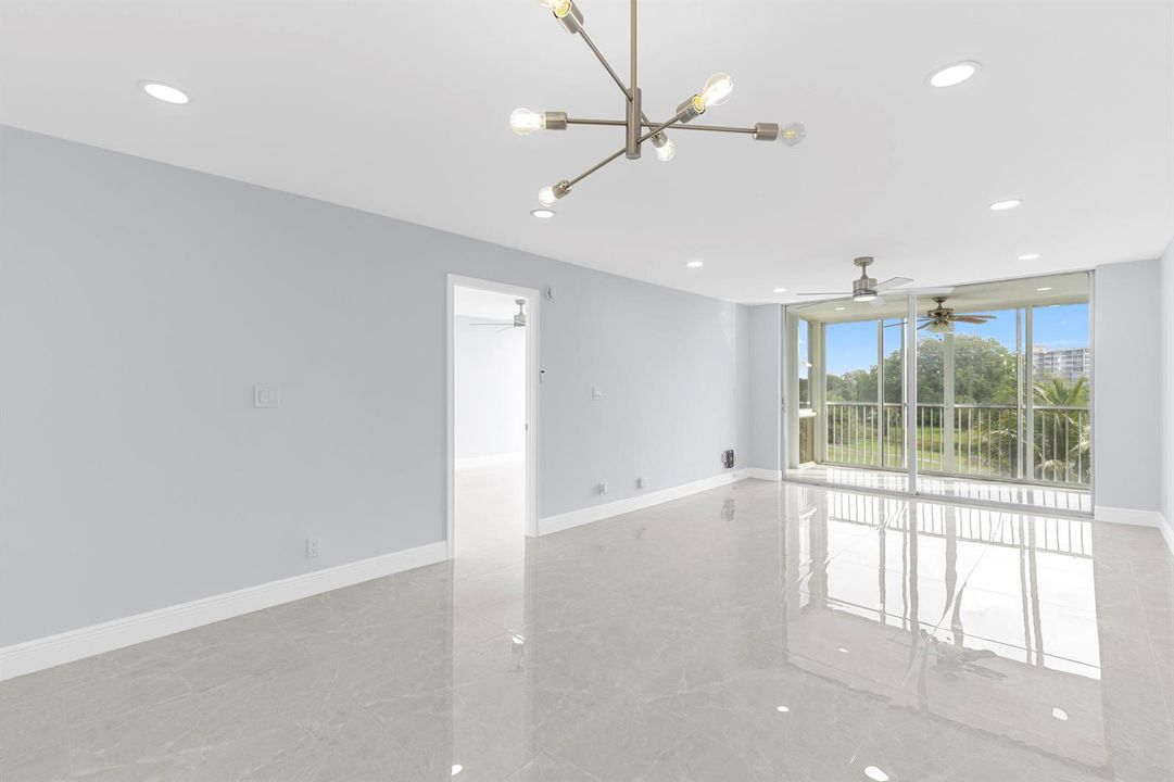 Dining and Living rooms