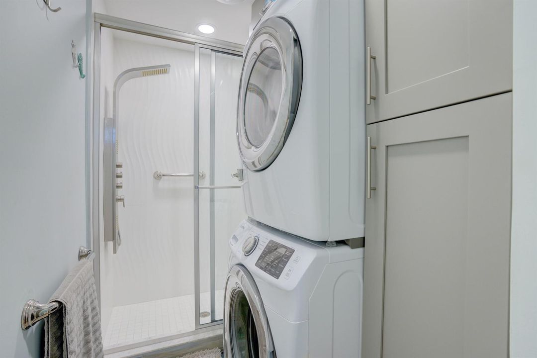 1st floor laundry room and shower