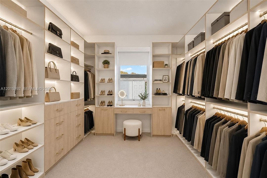Virtually staging