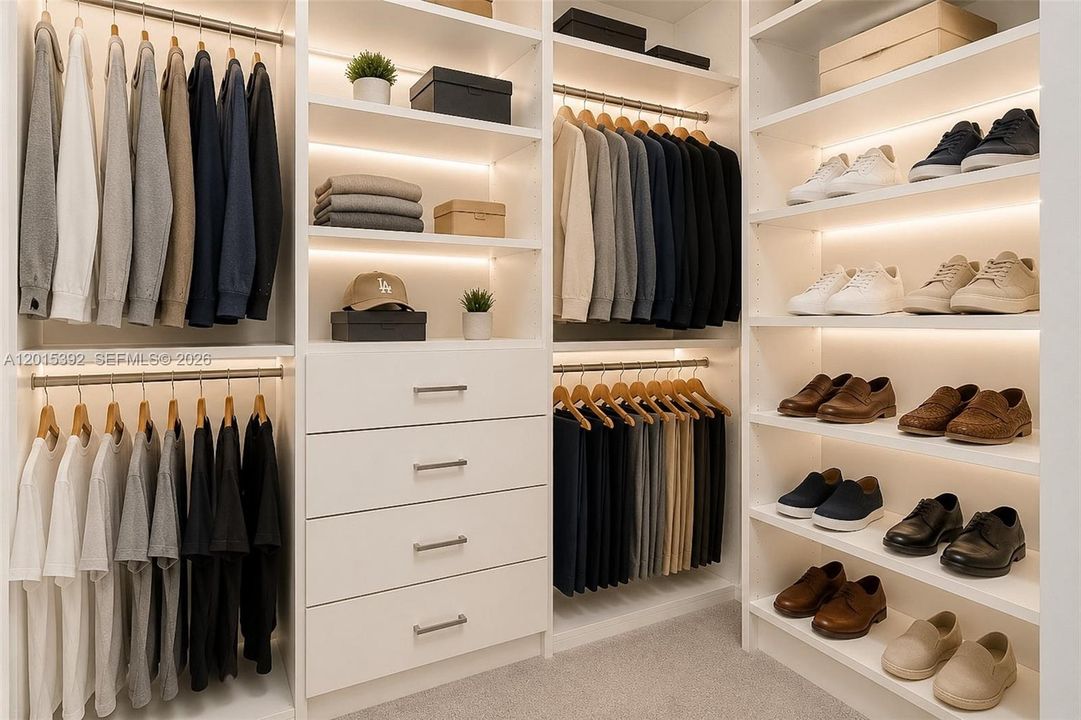 Virtually staging