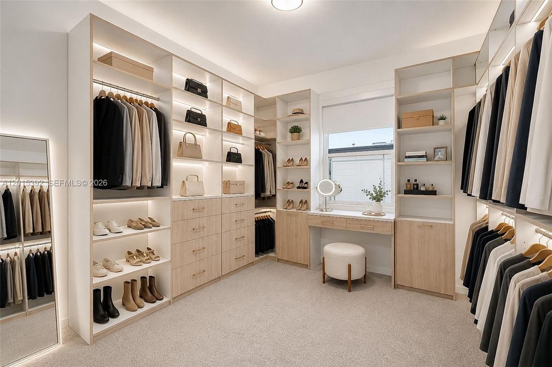 Virtually staging