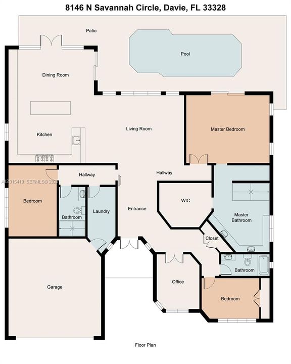 Activo con contrato: $1,249,000 (4 camas, 3 baños, 2479 Pies cuadrados)