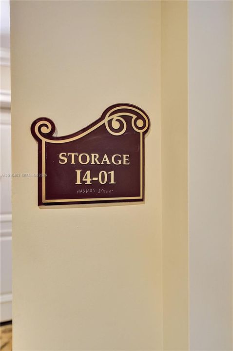 Storage Room in Same Building