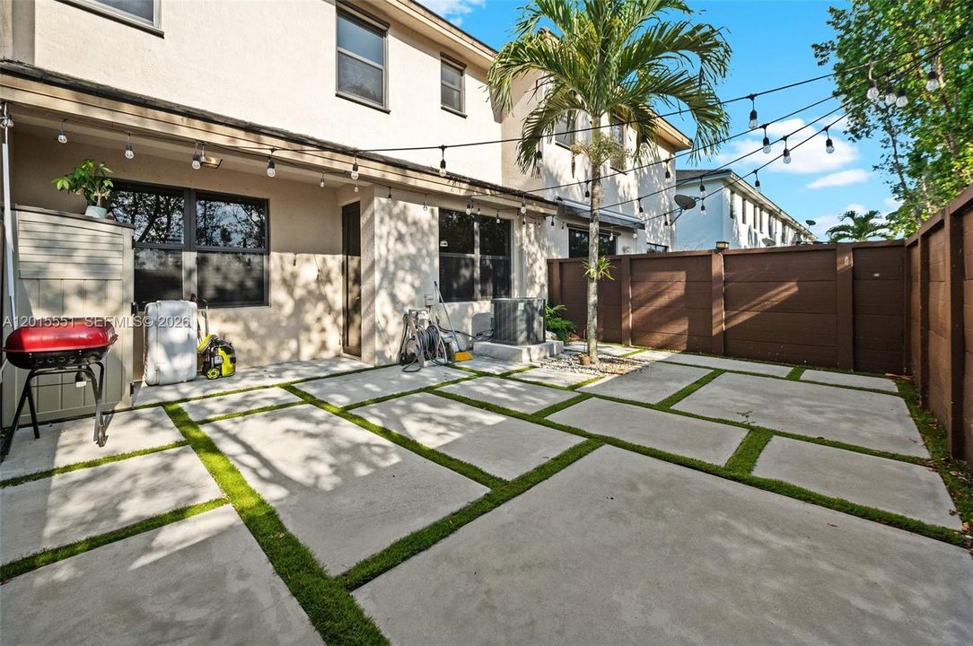 Great patio for family gatherings.