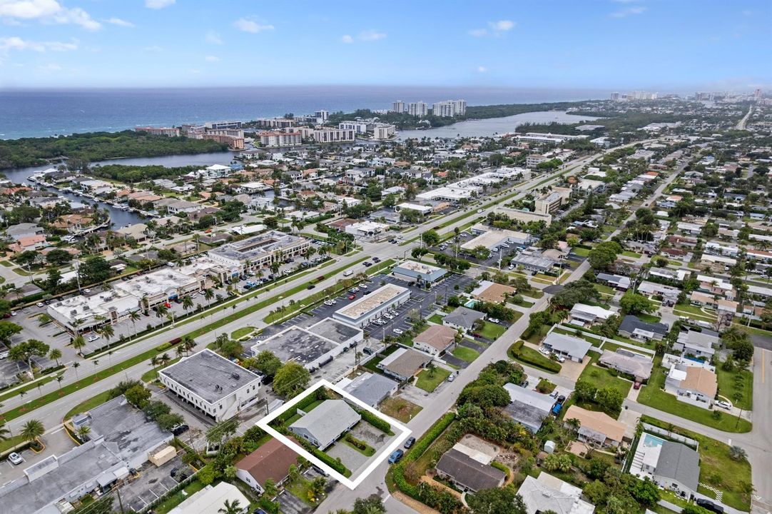 Aerial View Neighborhood