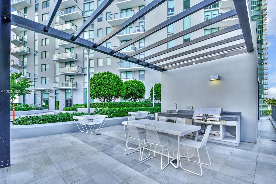 BBQ area on 5th floor.