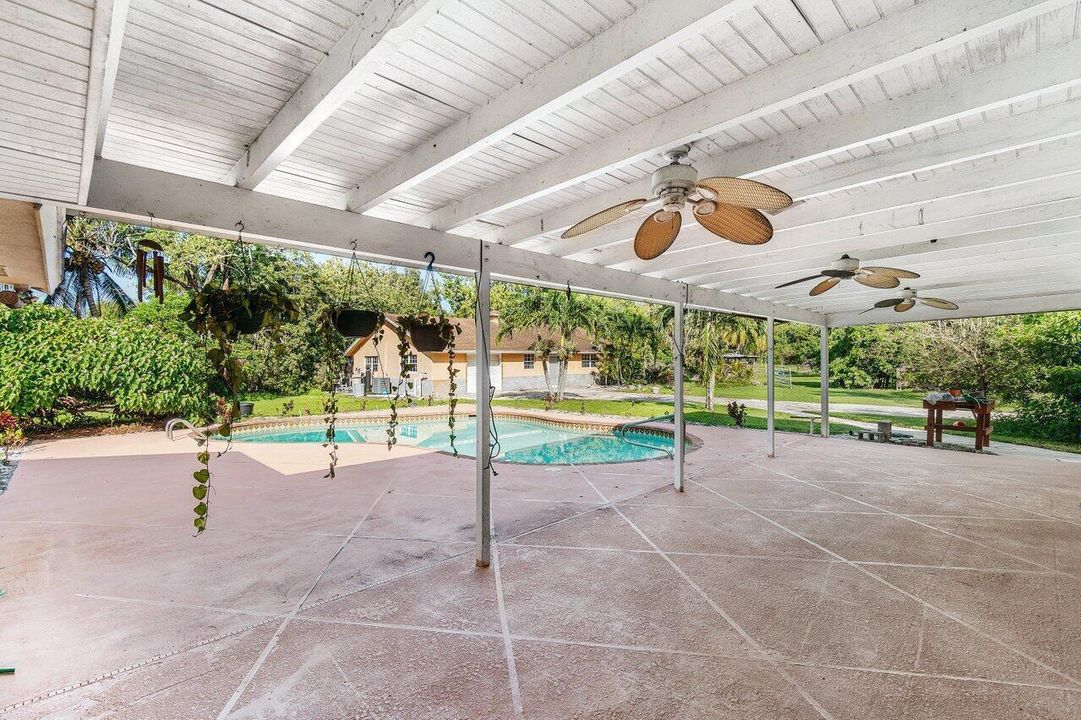 Covered patio