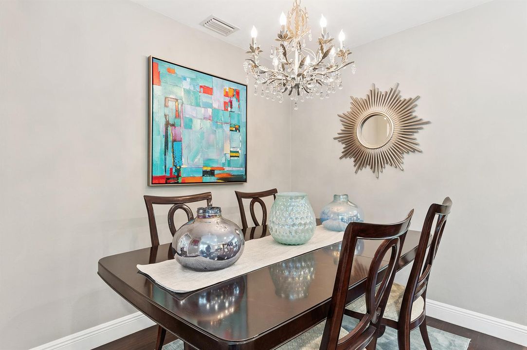 Sophisticated Dining Area